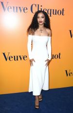 SAMANTHA LOGAN at Solaire Culture Exhibit in Celebration of Veuve Cliquot