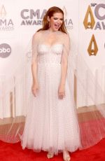 SARAH DREW at 56th Annual CMA Awards at Bridgestone Arena in Nashville 11/09/2022