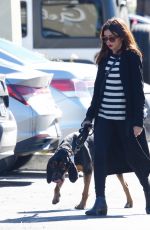 SARAH HYLAND Out with Her Dog in Calabasas 11/10/2022