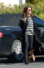 SARAH HYLAND Out with Her Dog in Calabasas 11/10/2022