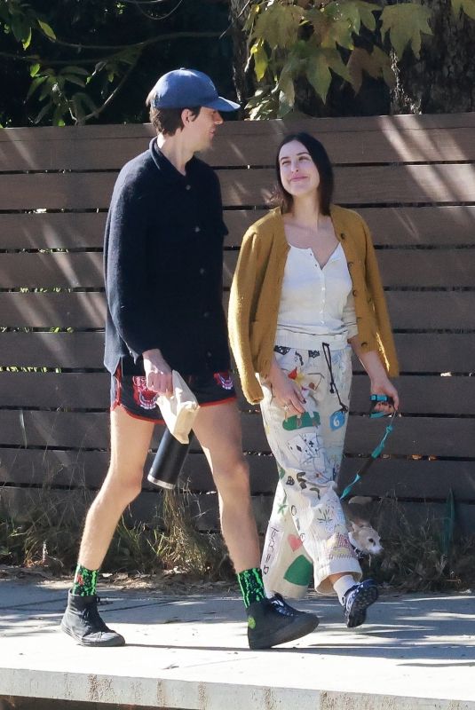 SCOUT WILLIS Oout with Her Boyfriend and Their Dogs in Los Feliz 11/06/2022