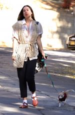 SCOUT WILLIS Out with Her Dog in Los Angeles 11/19/2022