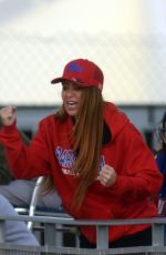 SHAKIRA at Her Son Baseball Game in Barcelona 11/12/2022