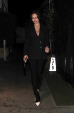 SHANINA SHAIK Leaves Giorgio Baldi in Santa Monica 11/11/2022