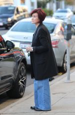 SHARON OSBOURNE Leaves Allure Hues in Beverly Hills 11/02/2022