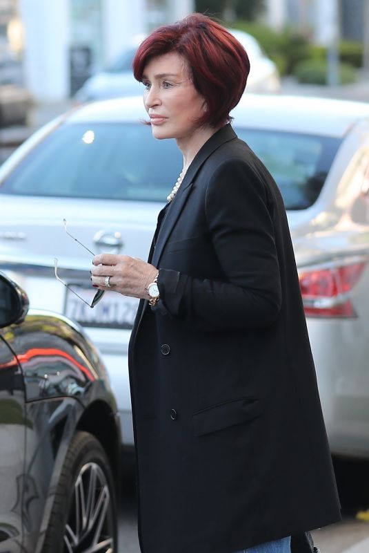 SHARON OSBOURNE Leaves Allure Hues in Beverly Hills 11/02/2022