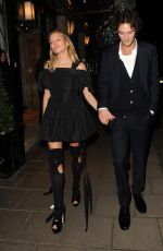 SIENNA MILLER Leaves Claridges Hotel in London 11/23/2022