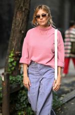 SIENNA MILLER Out in New York 11/01/2022