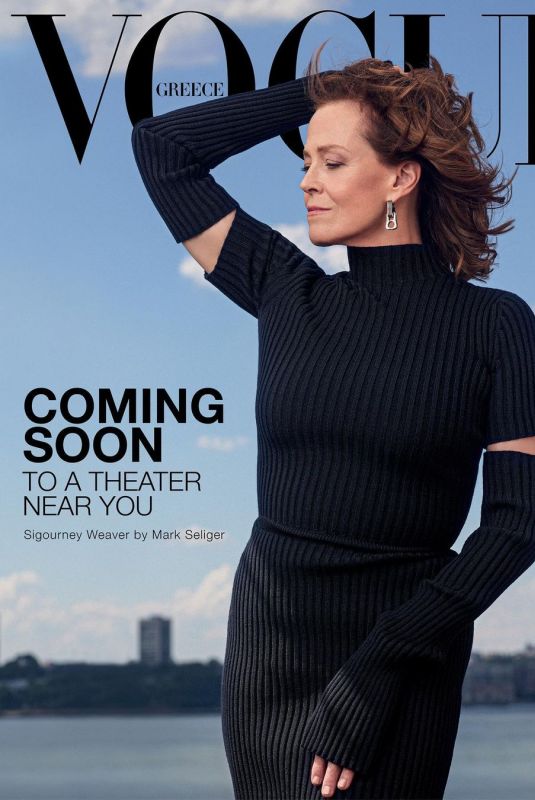 SIGOURNEY WEAVER for Vogue Magazine, Greece November 2022