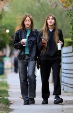 SIMI and KHADRA HAZE Out for Coffee at Alfred Coffee in West Hollywood 11/16/2022