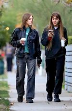 SIMI and KHADRA HAZE Out for Coffee at Alfred Coffee in West Hollywood 11/16/2022