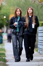 SIMI and KHADRA HAZE Out for Coffee at Alfred Coffee in West Hollywood 11/16/2022