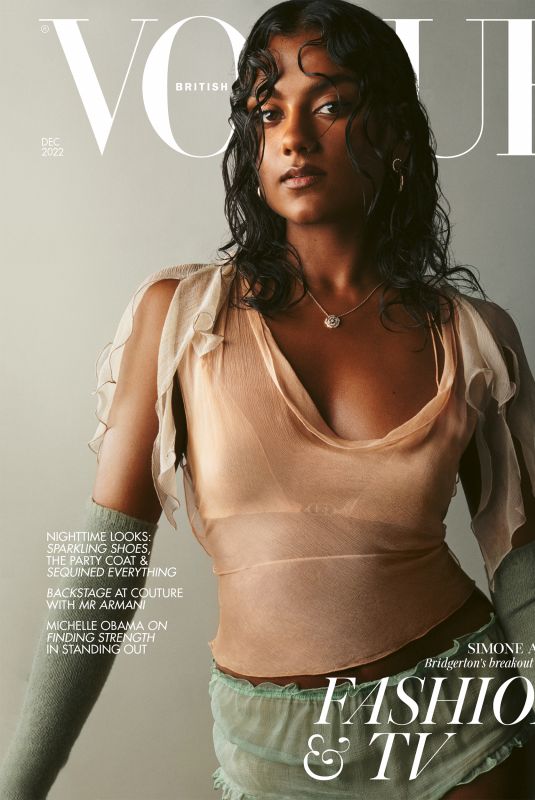 SIMONE ASHLEY for British Vogue, 2022