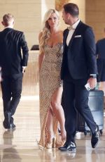 SOPHIE MONK Arrives at Crown Towers for Ronald McDonald House Charities WA Gala Ball in Perth 11/12/2022