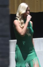 SOPHIE MONK Dresses as Elsa from Frozen at Channel 9 in Perth 11/11/2022