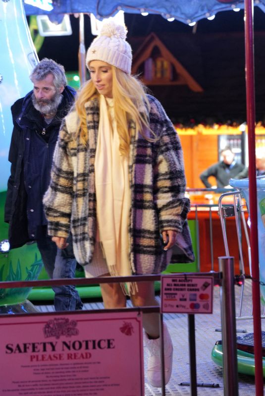 STACEY SOLOMON at Winter Wonderland Opening Night in London 11/17/2022