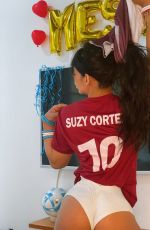 SUZI CORTEZ in a Qatar Football Association Jersey 11/26/2022