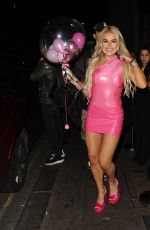 TALLIA STORM Celebrates Her 24th Birthday at 100 Wardour in London 10/30/2022