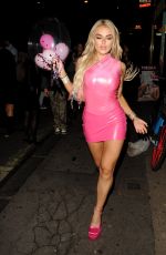 TALLIA STORM Celebrates Her 24th Birthday at 100 Wardour in London 10/30/2022