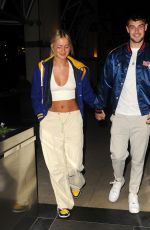 TASHA GHOURY Night Out in Canary Wharf in London 11/04/2022