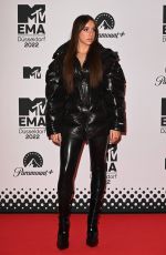 TATE MCRAE at MTV Europe Music Awards 2022 at PSD Bank Dome 11/13/2022