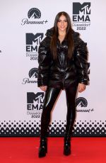 TATE MCRAE at MTV Europe Music Awards 2022 at PSD Bank Dome 11/13/2022