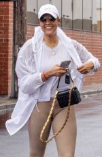 TIA MOWRY Heading to Morning Workout in Studio City 11/07/2022