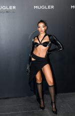 TINASHE at Thierry Mugler: Couturissime Preview & Exhibition Opening Night in New York 11/15/2022