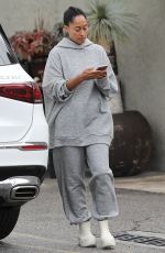 TRACEE ELLIS ROSS Leaves a Nail Spa in Los Angeles 11/08/2022