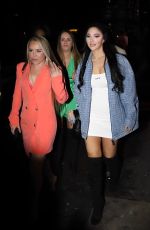 TULISA CONTOSTAVLOS Arrives at MNKY HSE in Manchester 11/20/2022