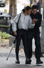 VANESSABAUER and Joey Essex train on the Ice 11/04/2022