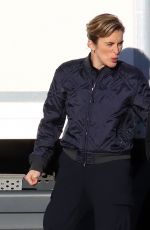 VICKY MCCLURE on the Set of Alex Rider, Season 3 in Bristol 11/24/2022