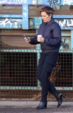 VICKY MCCLURE on the Set of Alex Rider, Season 3 in Bristol 11/24/2022