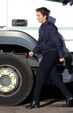 VICKY MCCLURE on the Set of Alex Rider, Season 3 in Bristol 11/24/2022