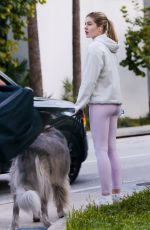 VICTORIA IGLESIAS Out with Her Dogs in Miami Beach 11/19/2022