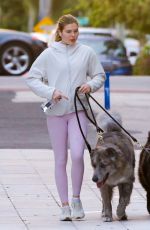 VICTORIA IGLESIAS Out with Her Dogs in Miami Beach 11/19/2022