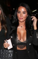 YAZMIN OUKHELLOU Out with a Friend at Novikov in London 11/19/2022