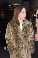ZOE KAZAN Leaves Today Show in New York 11/14/2022