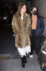 ZOE KAZAN Leaves Today Show in New York 11/14/2022