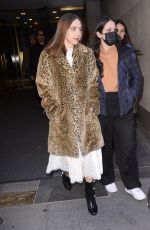 ZOE KAZAN Leaves Today Show in New York 11/14/2022