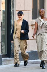 ZOE KRAVITZ Out with a Friend in New York 11/05/2022