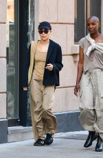 ZOE KRAVITZ Out with a Friend in New York 11/05/2022