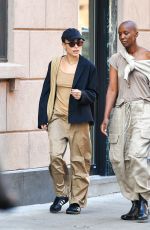 ZOE KRAVITZ Out with a Friend in New York 11/05/2022