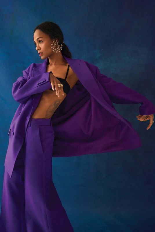 ZOE SALDANA for WWD Magazine, Weekend Issue November 2022