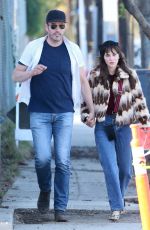 ZOOEY DESCHANEL and Jonathan Scott Out on Halloween in Los Angeles 10/31/2022