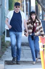 ZOOEY DESCHANEL and Jonathan Scott Out on Halloween in Los Angeles 10/31/2022