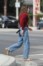 ZOOEY DESCHANEL Out for Coffee at Cafe Luxxe in Brentwood 10/31/2022
