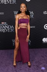 ZURI HALL at Black Panther: Wakanda Forever Premiere in Los Angeles 10/26/2022