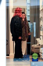 ADDISON RAE and Fedi Shopping at Wolford Boutique in Beverly Hills 12/04/2022