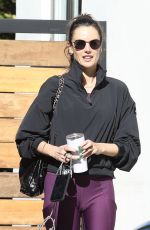 ALESSANDRA AMBROSIO Arrives at Daily Workout in West Hollywood 12/13/2022